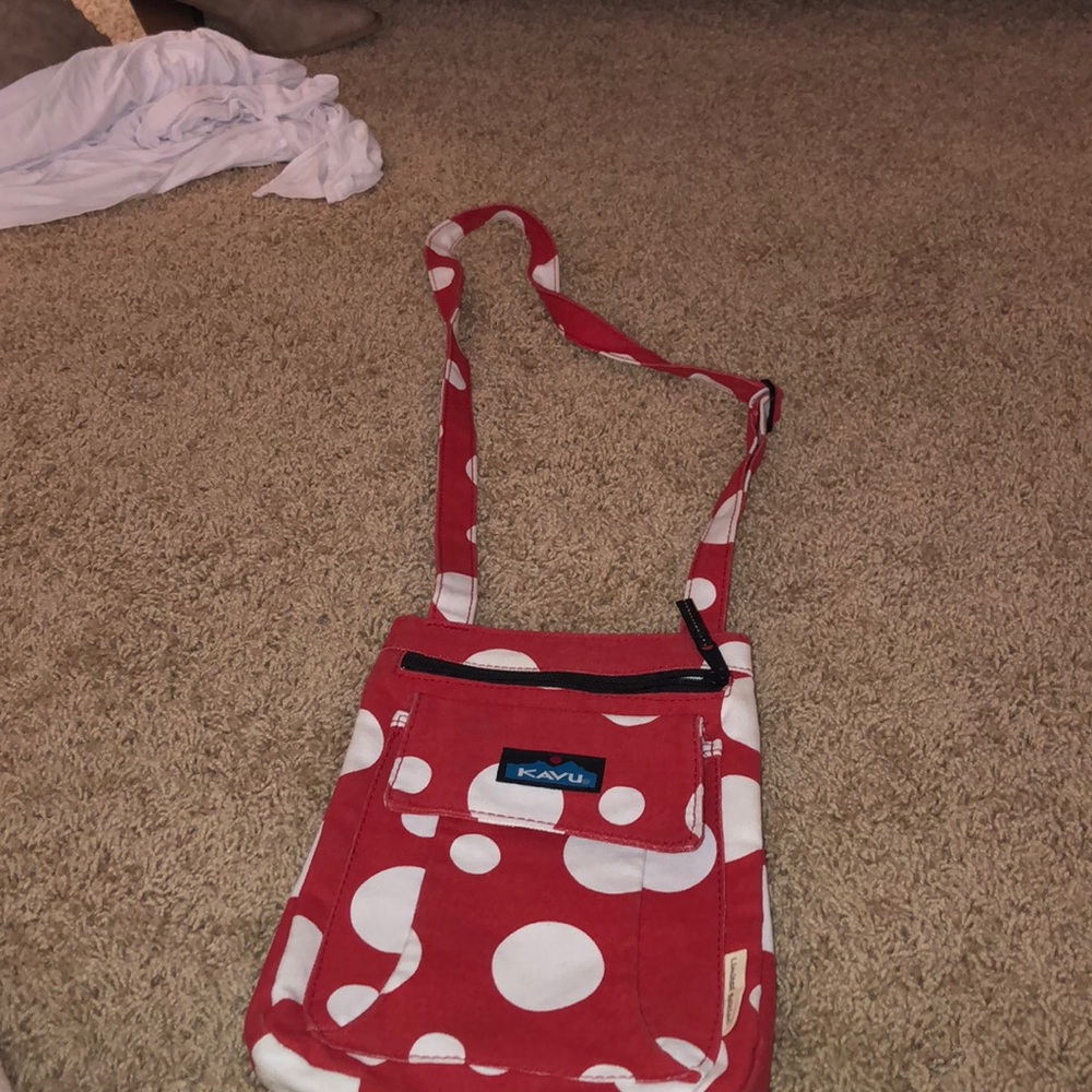 Red and white Kavu Bag!!